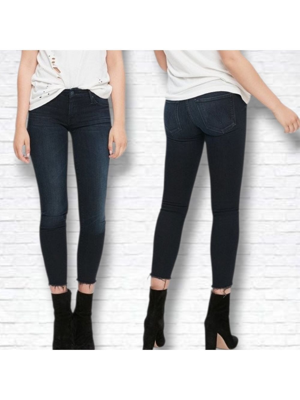 MOTHER The Looker Ankle Fray In Hey, Good-Lookin' Size 29